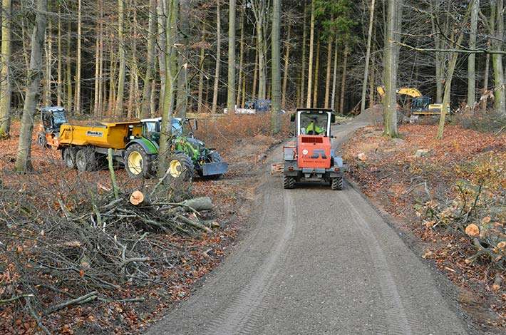 Blunk Dienstleistung Wegebau im Forst