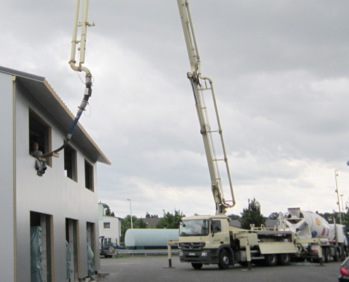 Blunk: Fortschritte beim Bürogebäude Neubau in Lalendorf (1)
