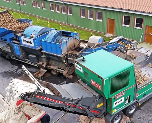 Blunk Kombi Rübenwäsche und Biomasseaufbereiter