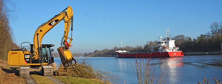 Blunk Forstarbeiten Nord-Ostsee-Kanal