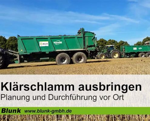 Blunk Klärschlamm-Service Video