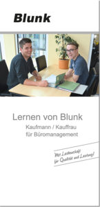 Blunk Folder Ausbildung Büromanagement