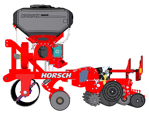 Maisanbau mit Blunk: Unterfuß Flüssigdüngung mit neuem Prototyp Horsch Maestro SX 50 FD Aggregat- Bild20