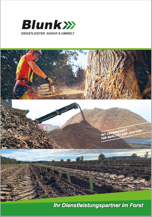 Blunk Dienstleistungen Forst und Umwelt: Vorschau Downoad Broschüre