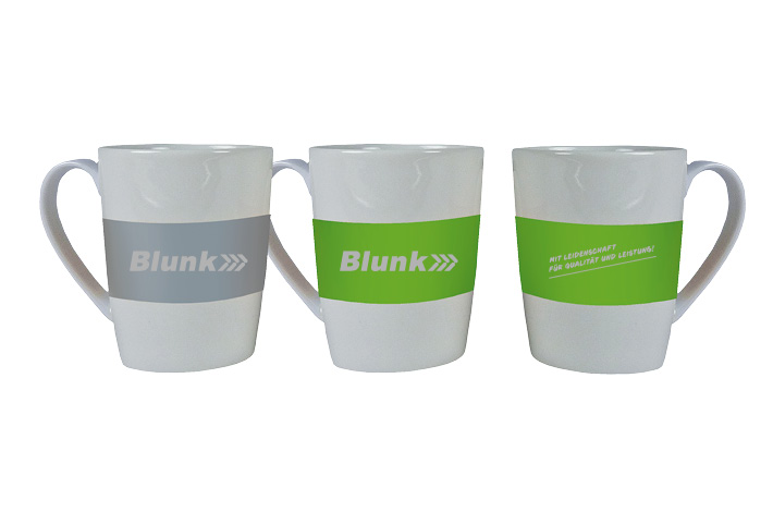 Blunk Kollektion 2023 - Blunk-Becher grün und grau