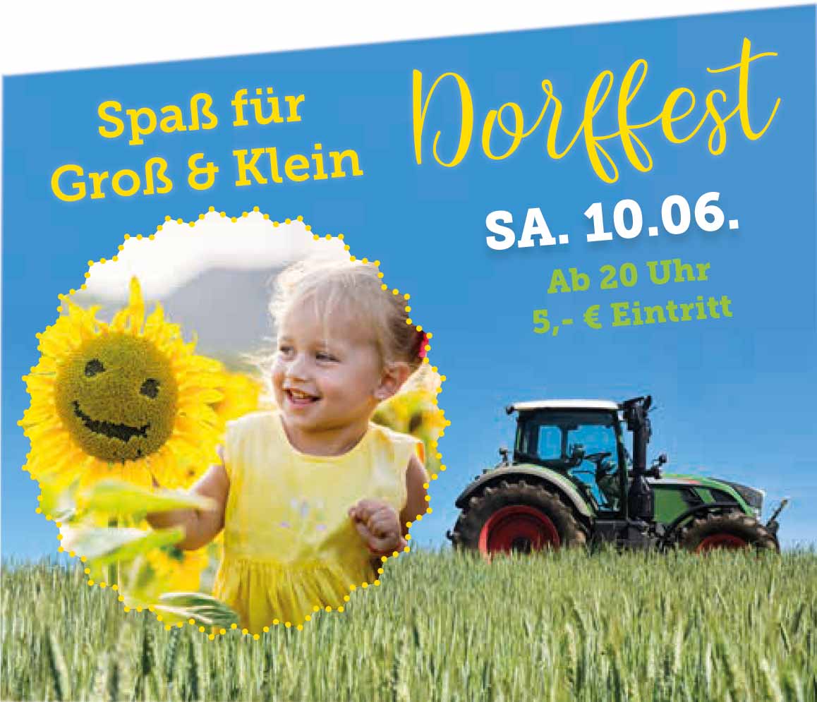 Ausblick auf Veranstaltung: Dorffest zum Trecker Treck im Juni 2023 in Lalendorf (MV)