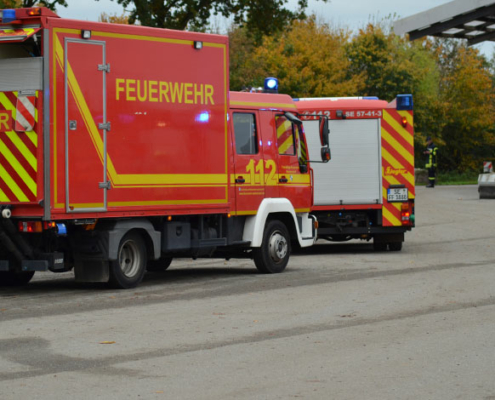 Übungseinsatz der Feuerwehr bei Blunk in Rendswühren - Foto Jugendfeuerwehr Bornhöved 07