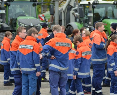 Übungseinsatz der Feuerwehr bei Blunk in Rendswühren - Foto Jugendfeuerwehr Bornhöved 30
